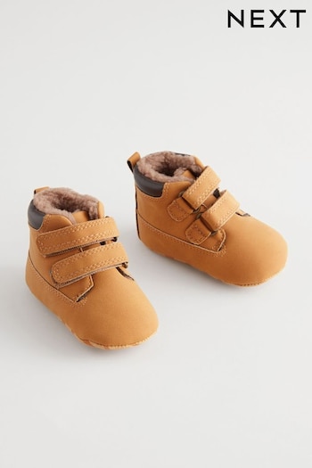 Honey Brown Touch Fastening Baby Work Boots (0-24mths) (B72661) | £9