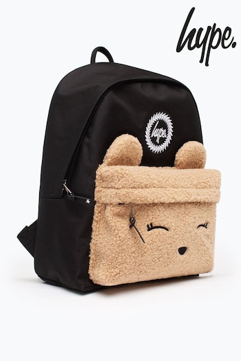 Hype. Borg Teddy Black And Brown Backpack (B72693) | £35