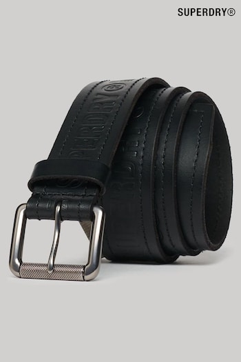 Superdry Black Vintage Branded Belt (B72713) | £30