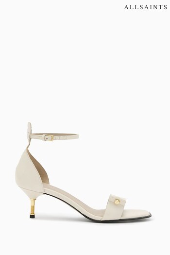 AllSaints Gloria White Sandals (B72717) | £199