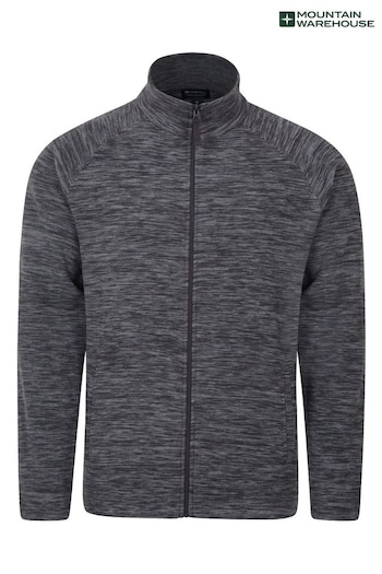 Mountain Warehouse Grey Snowdon Mens Full Zip Fleece (B72950) | £32