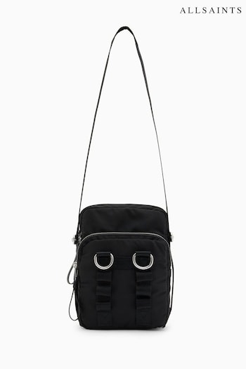 AllSaints Black Steppe Cross-Body Bag (B73136) | £109