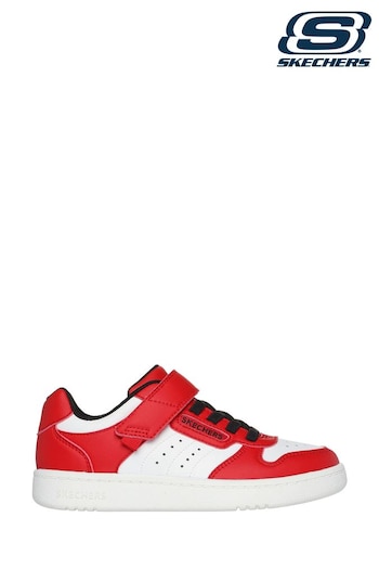 Skechers Red Quick Street Trainers (B73646) | £34