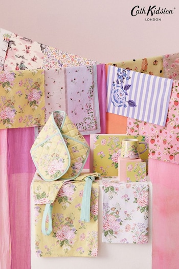 Cath Kidston Floral Fields Tea Towels Set Of 4 (B73799) | £36