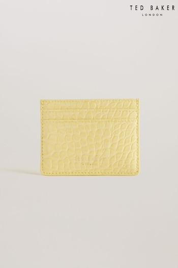 Ted Baker Yellow Coly Croc Effect Card Holder (B73808) | £30