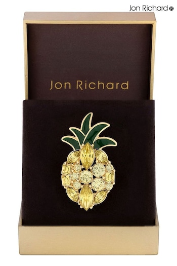 Jon Richard Gold Pineapple Brooch Gift Box (B73841) | £20