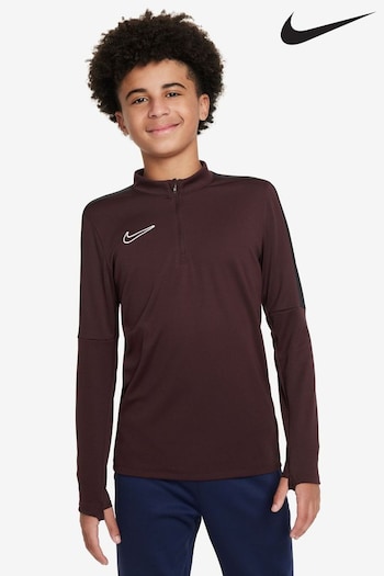 Nike Burgundy Red/Black Dri-FIT Academy23 Football Drill Top (B73845) | £33