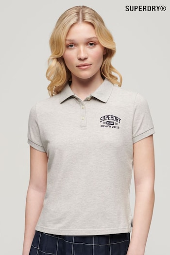 SUPERDRY Grey SUPERDRY 90s Fitted Polo Shirt (B73859) | £35