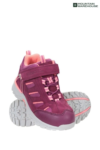 Mountain Warehouse Red Junior Berry Drift Waterproof Walking Boots (B73869) | £49