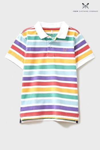 Crew Clothing Company Multi Yarn Dye Stripe Polo Shirt (B73969) | £18 - £22