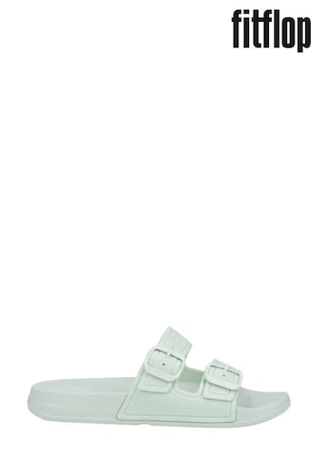 FitFlop Green IQushion Slides (B74035) | £40