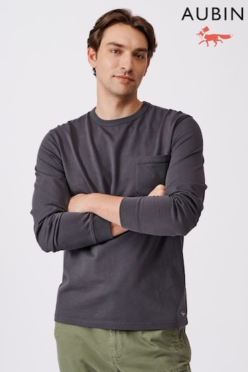 Aubin Charcoal Grey	Long Sleeve T-Shirt (B74049) | £55