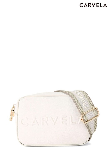Carvela Cream Frame Mini X Body Bag (B74082) | £89