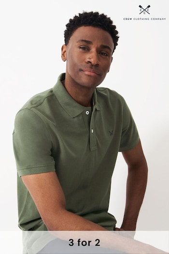 Crew shirts Clothing Plain Cotton Classic Polo Shirt (B74117) | £40