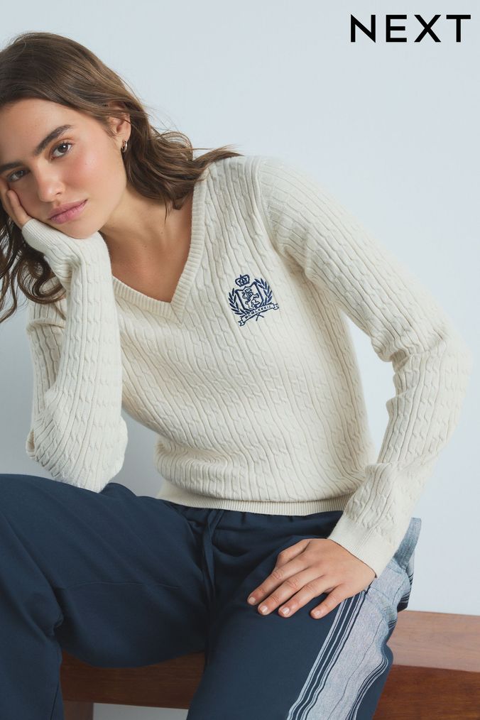 Buy Women s Jumpers Cream Knitwear Online Next UK