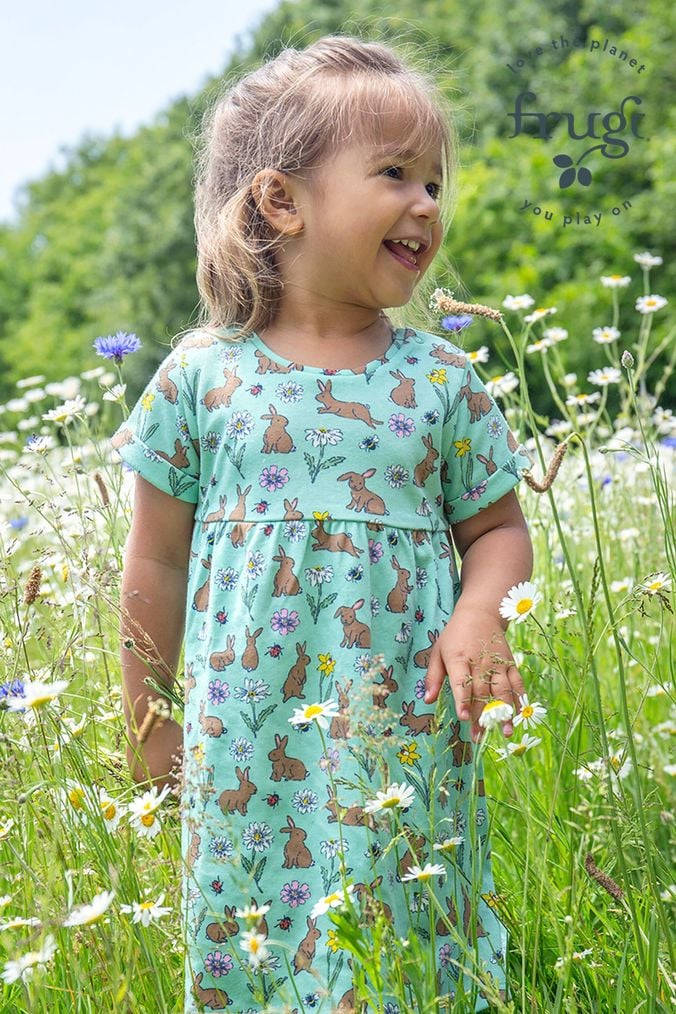 Buy Girls Dresses Green Short Sleeve Online Next UK
