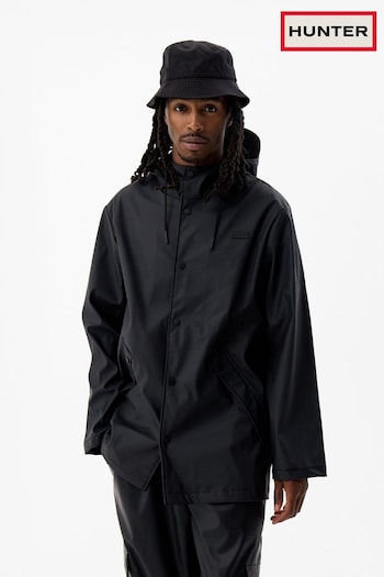 Hunter Showerproof Popper Fastening PU Raincoat (B74385) | £80