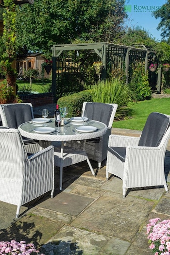 Rowlinson Grey Prestbury Garden 4 Seater Dining Set (B74469) | £1,760