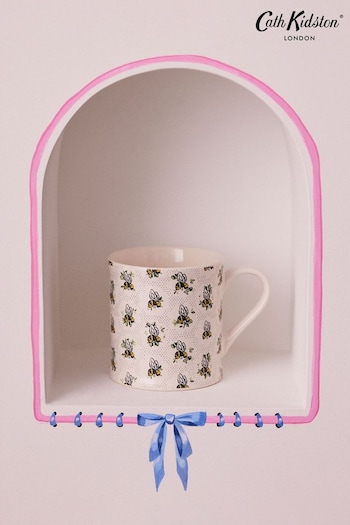 Cath Kidston Cream Provence Bee Mollie Mug Set Of 4 (B74633) | £40