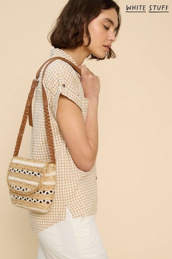 White Stuff Natural Demi Jute Mini Cross-Body Bag (B74841) | £39