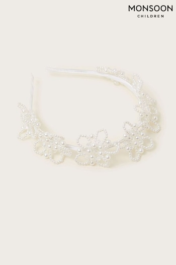 Monsoon Natural Embellished Bridesmaid Headband (B74979) | £16.50