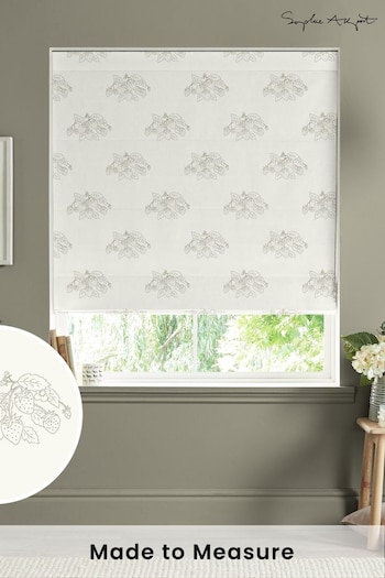 Sophie Allport Sage Green Vector Strawberry Made to Measure Roman Blinds (B75164) | £79