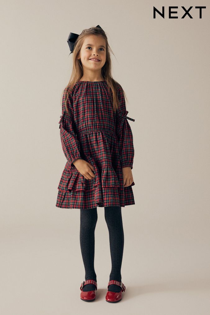 Next girls red dress on sale