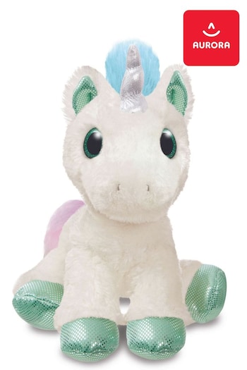 Aurora World Sparkle Tales Bubbles Cream Unicorn Plush Toy (B75377) | £20