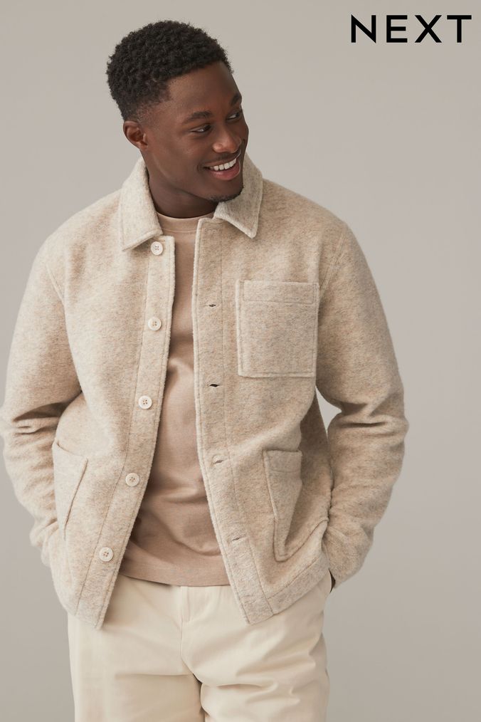 Men s Wool Jackets Next Official Site