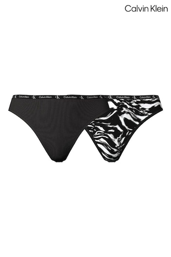 Calvin pecas Klein Modern Black Bikini 2 Pack (B75636) | £34