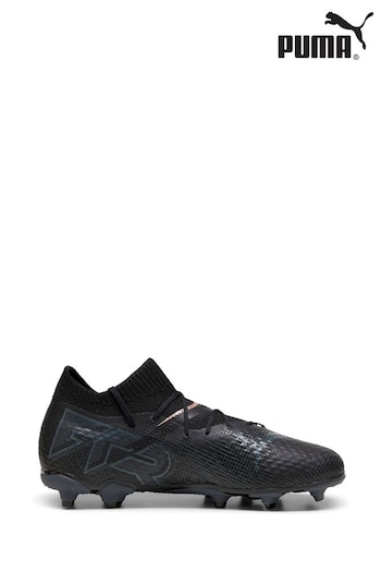 Puma Black Kids Future 7 Pro Fg/Ag Unisex Football MEINDL Boots (B75680) | £85