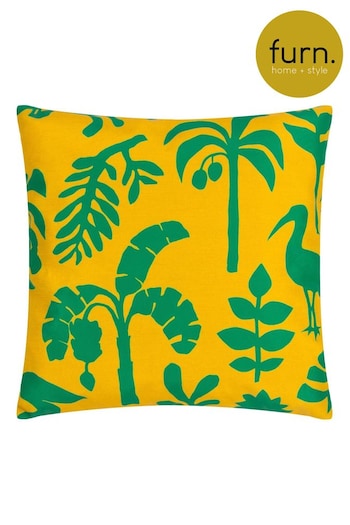 Furn Teal Marula Tropical Outdoor Cushion (B75779) | £17