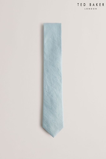 Ted Baker Blue Lyre Texture Silk Linen Tie (B75824) | £45