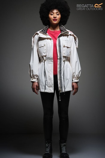 Regatta Cream Christian Lacroix Bernis Waterproof Jacket (B76020) | £158