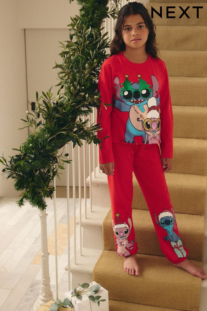 Buy Girls Pyjamas Lilo Stitch Nightwear Online Next UK