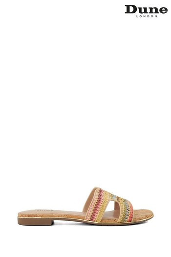 Dune London Natural Loopers Smart Slider Sandals (B76248) | £70