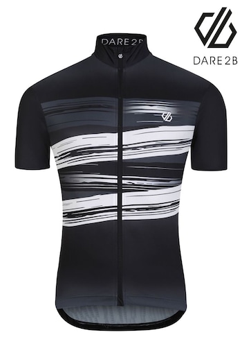 Dare 2b AEP Pedal Short Sleeve Cycling Black Jersey (B76452) | £70