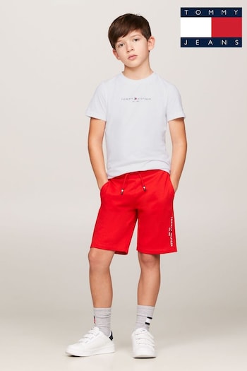 Tommy Willow Hilfiger Red Essential Shorts Set (B76471) | £55 - £65