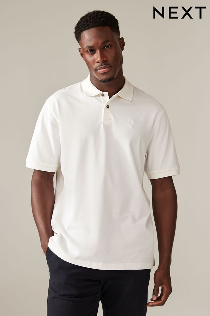Mens White Polo Shirts Mens Stripe Print Polo Shirts Next