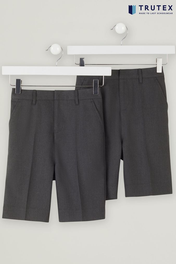 Next grey school shorts sale