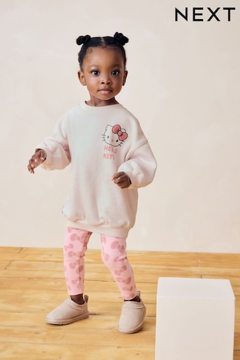 Pink Hello Kitty Sweatshirt and Leggings Set (3mths-7yrs) (B76658) | £20 - £24