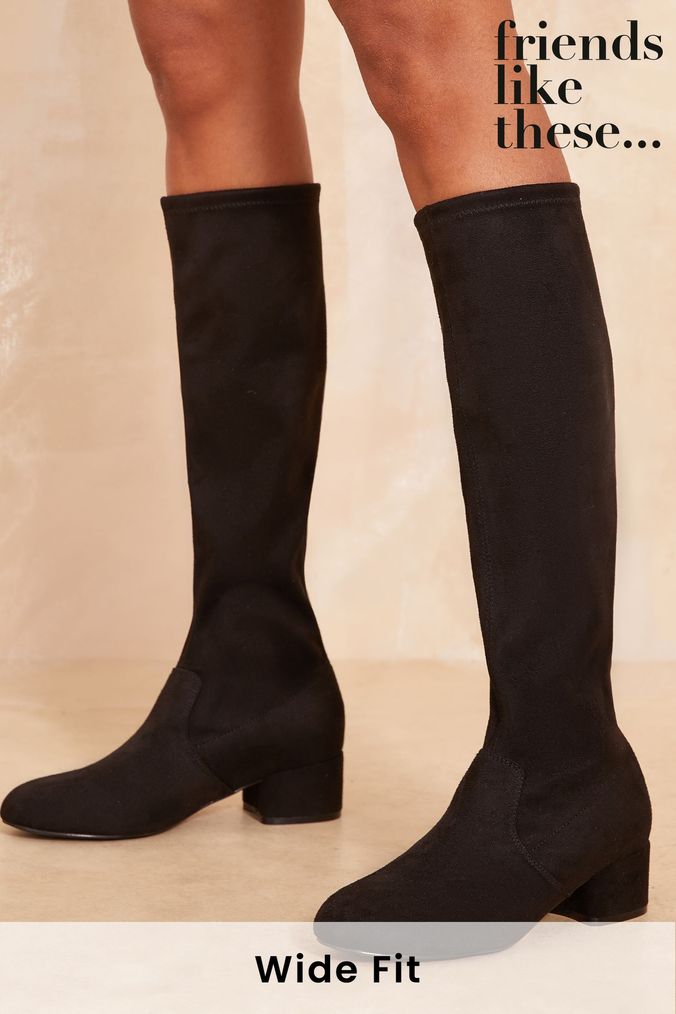 Buy Women s Low Block Heel Boots Online Next UK