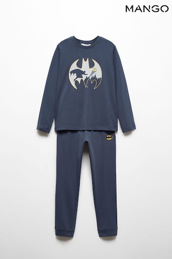 Mango Rounded Neck Long sleeve Batman Pyjamas Set (B76850) | £23