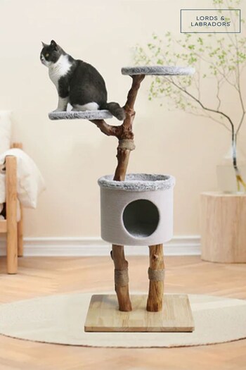 Lords and Labradors Grey Back to Nature 3 Tier Cat Scratch Post (B77020) | £150