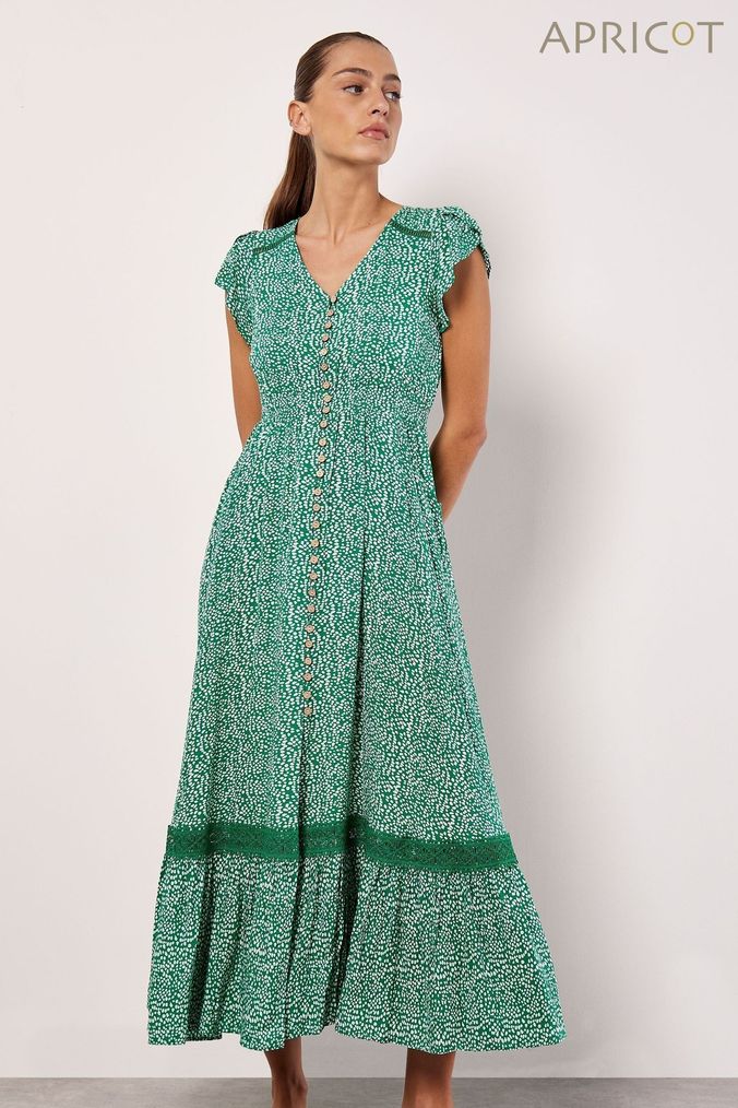 Buy Women s Green Spots Casual Dresses Online Next UK