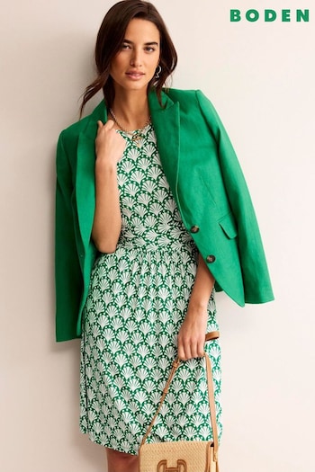 Boden Green Amelie Jersey Dress (B77221) | £55