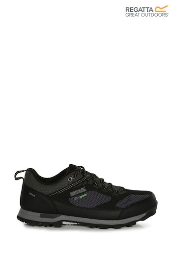 Regatta Black Blackthorn Evo Low Waterproof Hiking Shoes Classic (B77369) | £84