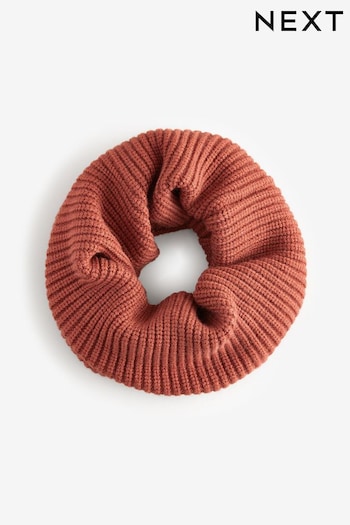 Rust Brown Knitted Snood (1-16yrs) (B77405) | £0