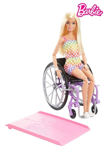 Barbie Fashionista with Wheelchair Accessory & Ramp (B77496) | £26