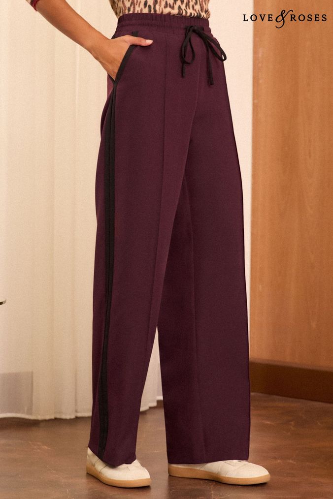 Women's drawstring cotton trousers uk 2025